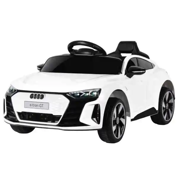 Auto na baterije za decu AUDI E-TRON GT Licencirani Beli
