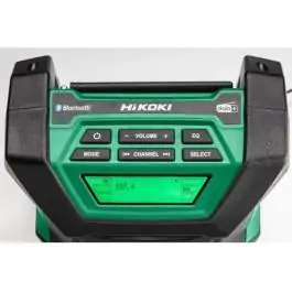 Hikoki UR18DA-W4Z akumulatorski radio 18V – Bluetooth, FM/DAB+, bez baterije i punjača