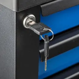 Hogert HT7G048 kolica za alat, 7 fioka