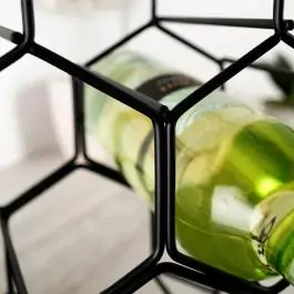 Metalni stalak za vino 29.5 x 28.5cm 6 boca