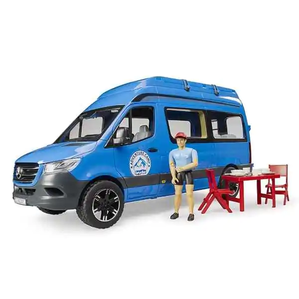 Igračka bruder Kombi MB Sprinter kamper sa figurom i dodacima