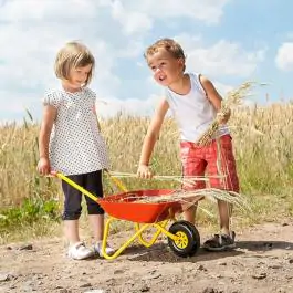 Igračka Kolica građevinska metalna 80 x 38 x 41 cm