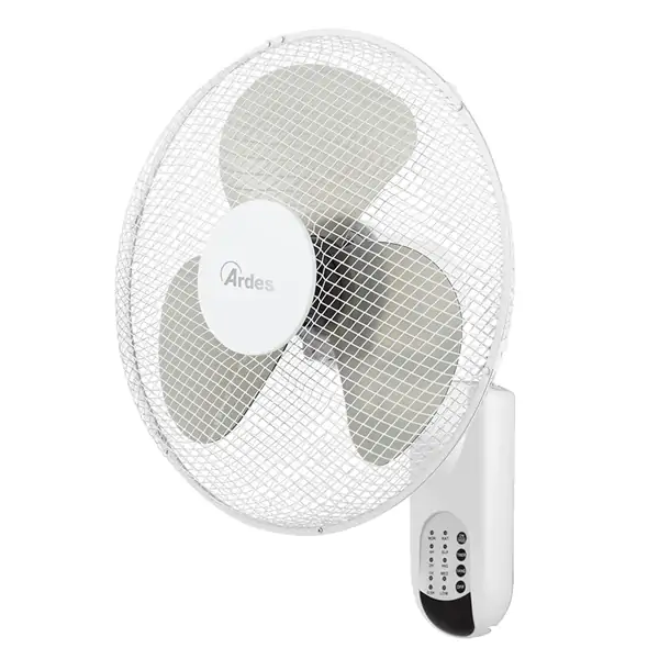 ARDES 5W40RW Zidni ventilator 50W sa daljinskim upravljačem i tajmerom beli - proizvod na akciji