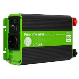 Čist sinusni auto inverter DC/AC 500W + USB port EG-PWC-PS500-01 Gembird