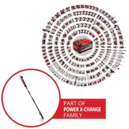 Einhell akumulatorske teleskopske baštenske makaze GP-LS 18/28 Li T BL-Solo – profesionalni rezač grana sa podesivim sečivima