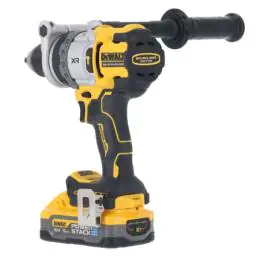 DeWalt DCD1007H2T 18 V XR akumulatorska udarna bušilica-odvijač, 2×5.0 Ah Powerstack baterije, punjač, bočna ručka i kofer