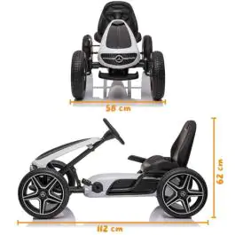 Mercedes dečija formula na pedale 953 bela