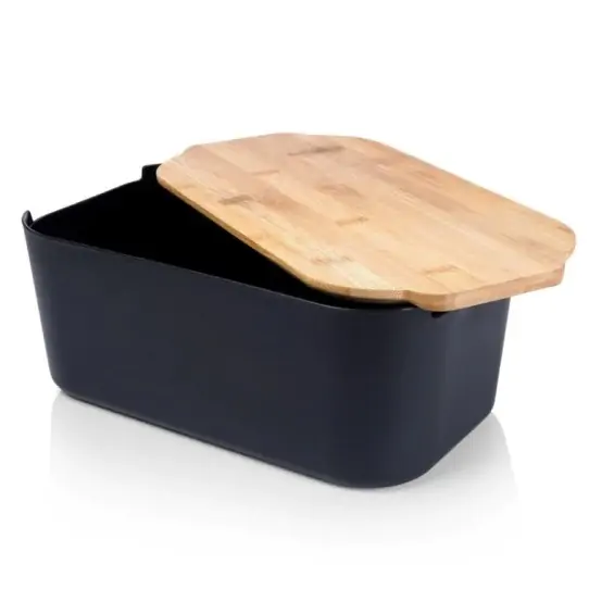 Kutija za hleb 33 x 18,5 x 12 cm - Crna Vilde 259301