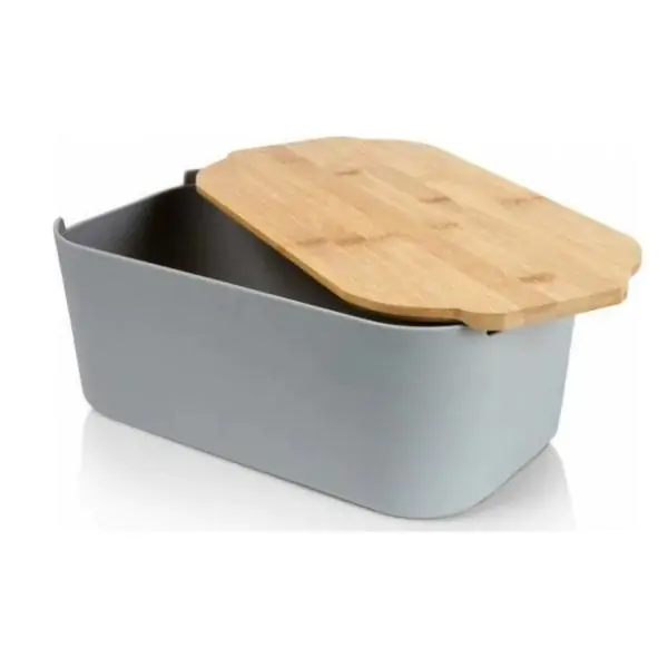 Kutija za hleb 33 x 18,5 x 12 cm - Siva Vilde 259302