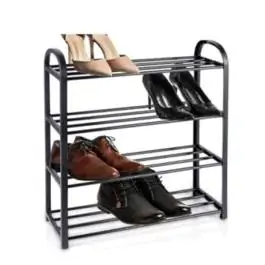 Metalni stalak za obuću na 3 nivoa 57 x 28 x 55 cm Vilde 568052