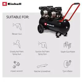 Einhell TE-AC 270/50 Silent Plus tihi kompresor 50L 1500W