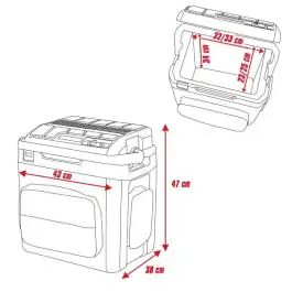 Einhell TE-COL 18/27 Li-Solo akumulatorski mini frižider