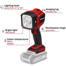 Einhell TC-CL 18/350 Li-Solo akumulatorska LED lampa 18V