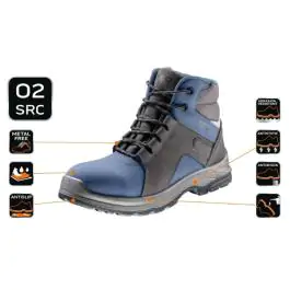 Radna čizma O2 SRC, Nubuk koža, broj 41, NEO TOOLS