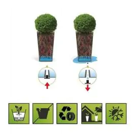 Saksija SONATA (Kapućino) 71×35×35 cm