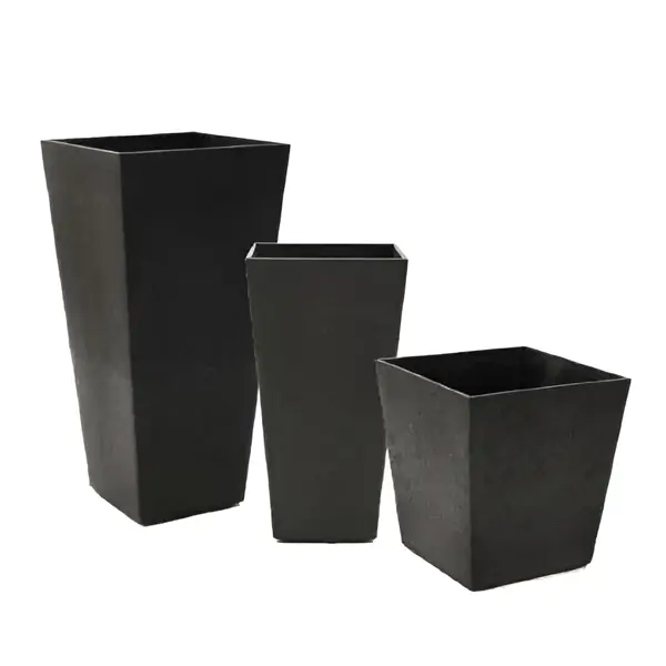 Saksija SONATA (Antracit - Tamno siva) 71×35×35 cm