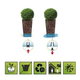 Saksija SONATA (Antracit - Tamno siva) 33x30x30 cm