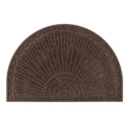 Otirač gumeni (braon) CONTOURS HALFMOON STARBURST - MULTY HOME