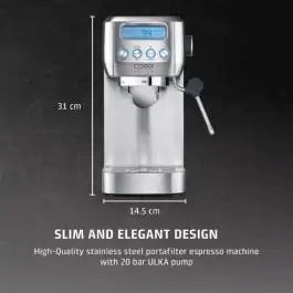 CASO Espresso aparat Gourmet Crema