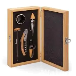 BOLCANO (6616) Vinski set u drvenoj kutiji