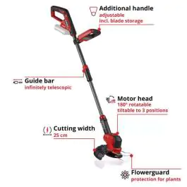Einhell GE-CT 18/25 Li akumulatorski trimer za travu (bez baterije i punjača)