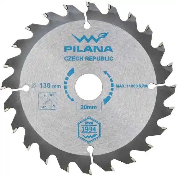 PILANA kružna testera za drvo za brusilicu, Vidia 115 x 22.23 mm, 40 zuba