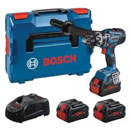 Bosch akumulatorska vibraciona bušilica GSR 18V-150 C + 3x ProCore 18V 8.0 Ah + GAL 1880 CV + L-BOXX, 0615A5002T