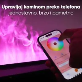 Električni kamin sa vodenom parom, bez grejanja, 1500mm DK-15MC/T