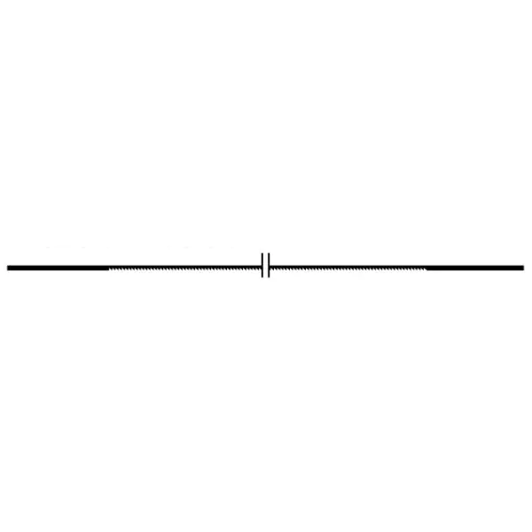 Proxxon Super-Cut Testere za Dekupir Bez Čepova 130mm - 47 Zuba za Tvrde Materijale, 12 Komada (130 x 0.63 x 0.3 mm)