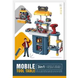 Igračka radionica sa alatom u koferu 3u1
