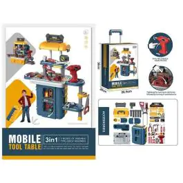 Igračka radionica sa alatom u koferu 3u1