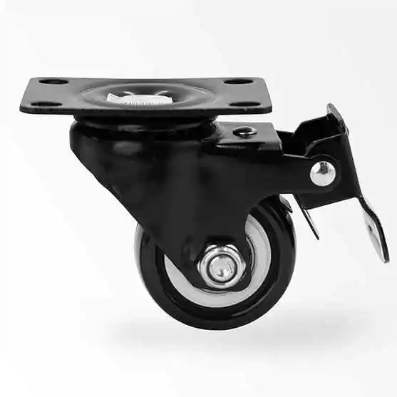 Rezervni točak ojačani okretan sa kočnicom na pločici 63mm