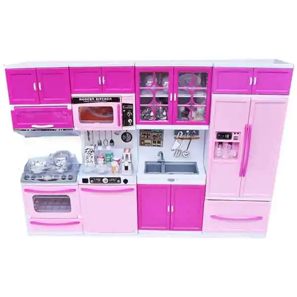 Igračka kuhinja za decu roze boje