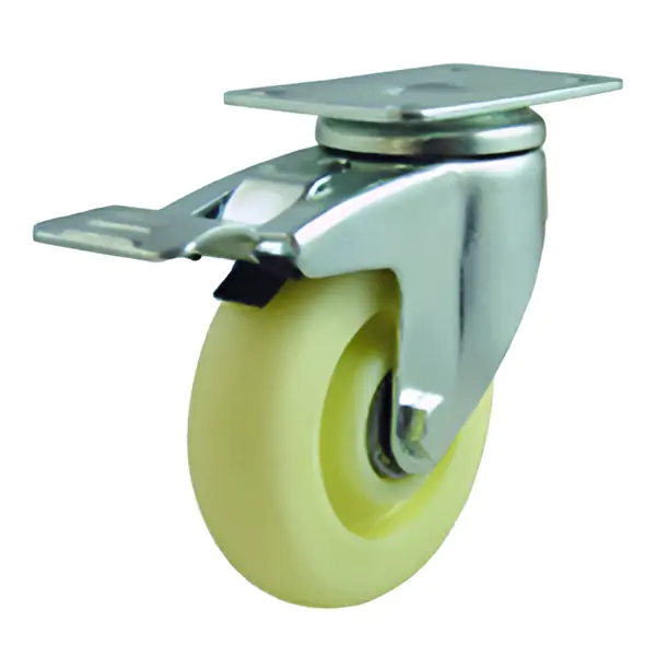 Rezervni točak beli sa kočnicom ojačan 75mm