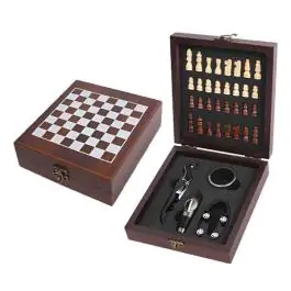 Vinski set sa šahom Winer Wood