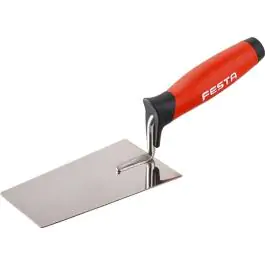 FESTA kockasta mistrija od inoxa sa gumenom drškom 120 x 80 mm