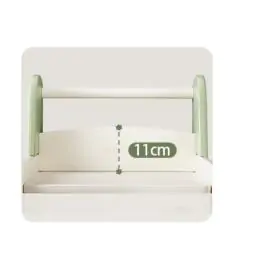 Dečiji ormarić za igračke i sitnice zeleno beli