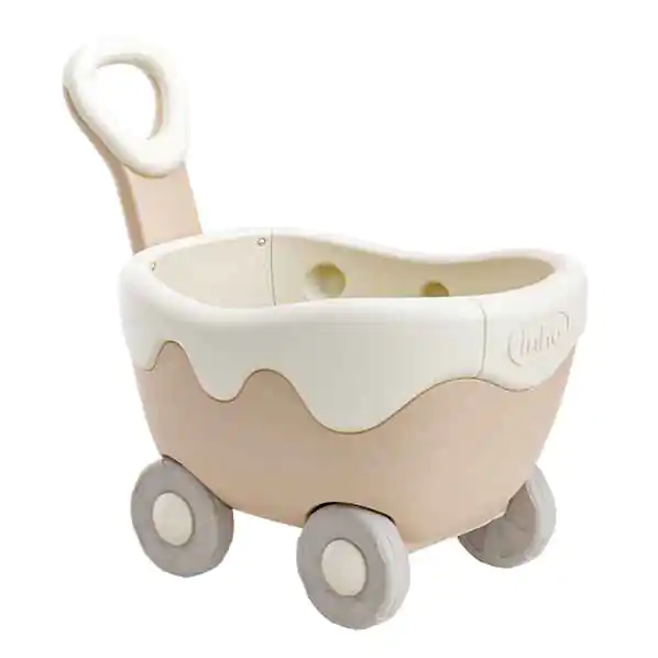 Kolica za ostavu igračaka i guralica 2u1