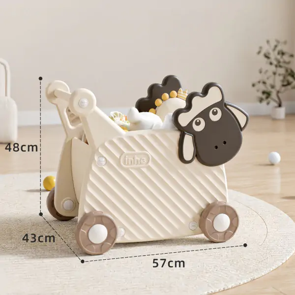 Guralica i kolica za igračke Ovčica 2u1