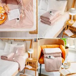 ADLER AD7443 električno ćebe sa tajmerom 160X80 cm roze