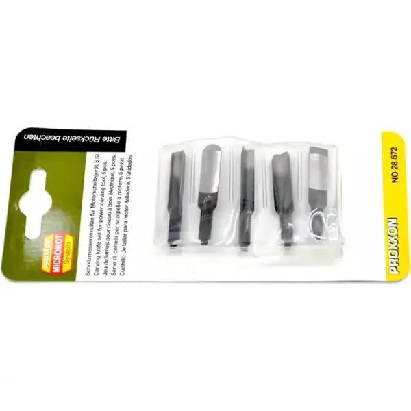 Proxxon set rezervnih noževa za električni rezbarski nož MSG – 5 komada - proizvod na akciji