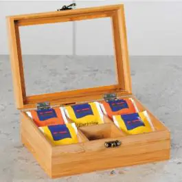 KESPER KSP58902 KUTIJA ZA ČAJ OD BAMBUSA 21.5X15X8.5CM