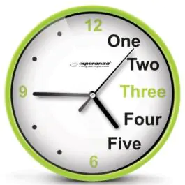 ESPERANZA EHC014G ZIDNI SAT PRAG ZELENI