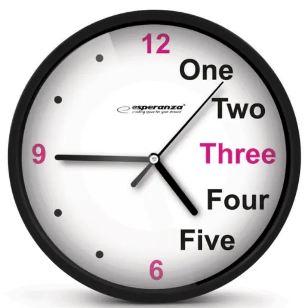 ESPERANZA EHC014K ZIDNI SAT PRAGUE CRNI