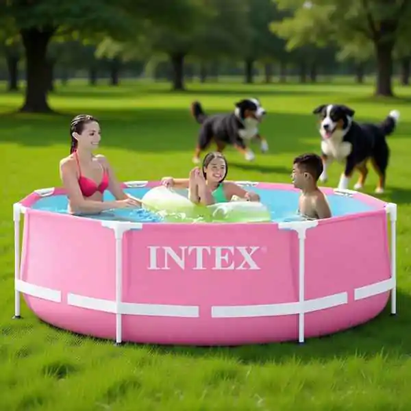 Bazen Intex Roze Metal Frame bazen 244x76 cm - proizvod na akciji