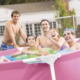 Bazen Intex Roze Metal Frame bazen 244x76 cm