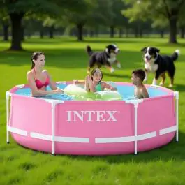 Bazen Intex Roze Metal Frame bazen 244x76 cm