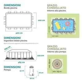 Bazen Intex Prism Frame 400x200x122 cm 26790NP
