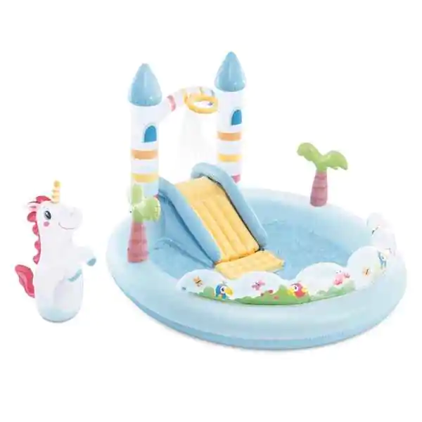 Bazen Intex za decu igraonica Dvorac jednoroga 196x178x127 cm
