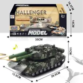 Igračka tenk na daljinsko upravljanje 28.5x12.5x11cm